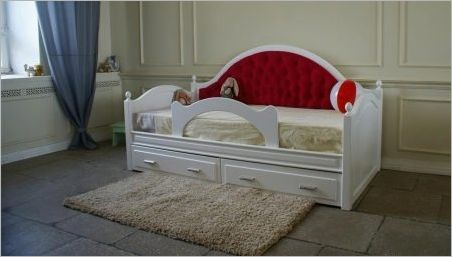 Vaikų tacht lova su minkštu nugaros: Aprašymas, rūšis, Patarimai renkantis