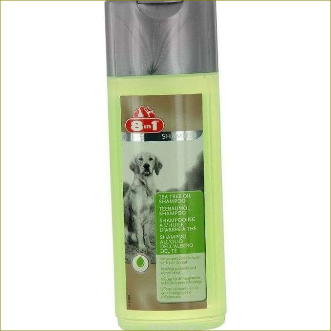 8 in 1 arbatmedžio aliejaus šampūnas šunims 250ml