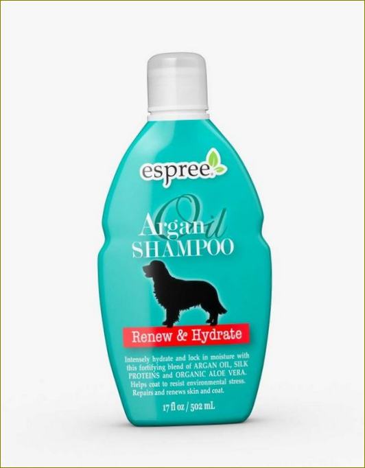 Espree 502ml Argan Oil šampūnas Drėkinamasis šampūnas šunims su argano aliejumi Nr. ESP01784