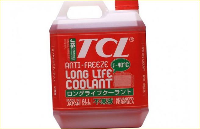 TCL antifrizo produktai