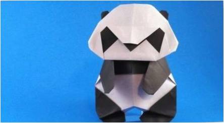 Kaip padaryti origami į Panda forma?
