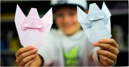 Origami galimybės vaikų 10 metų