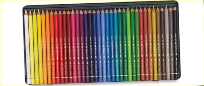 paletiniai spalvoti pieštukai