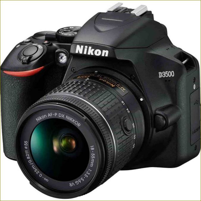 Nikon D3500 fotoaparato vaizdas