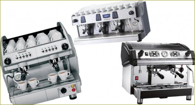 Profesionalių kavos aparatų kavinei įvertinimas
