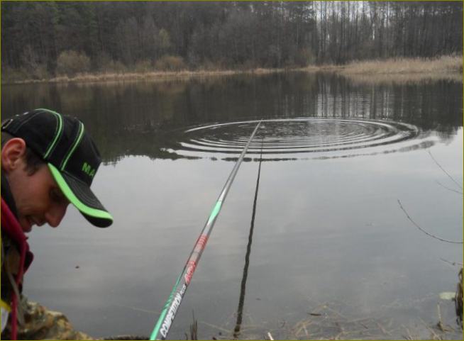 Žvejyba ant ežero