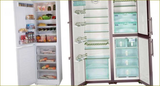 dvigubo kompresoriaus šaldytuvai