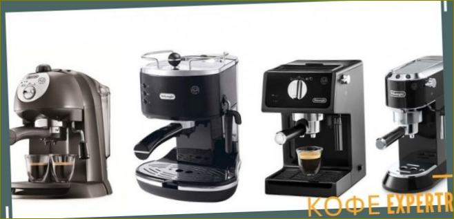 Skirtingi kavos aparatų tipai