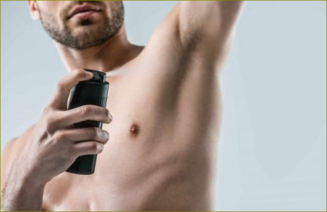 Vyriško dezodoranto įvertinimas