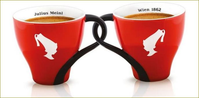 Julius Meinl kavos puodeliai