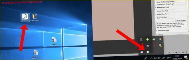 7. XP-PEN tvarkyklės nuorodą darbalaukyje Windows užduočių juostoje