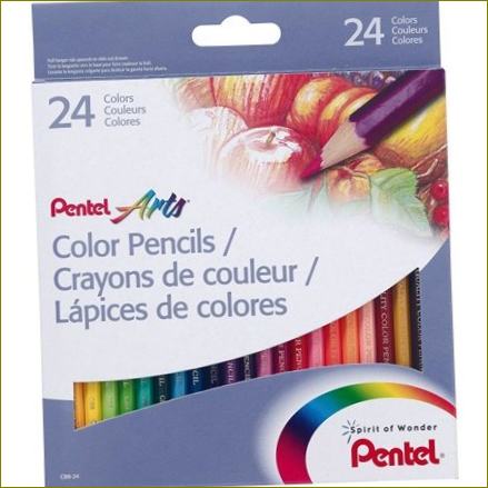 pentel fargpennor 24 rinkinys - 10 geriausių akvarelinių pieštukų: 2022 įvertinimas