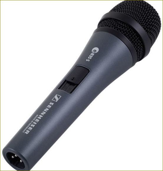 Geriausi biudžetiniai mikrofonai Sennheiser E 835-S