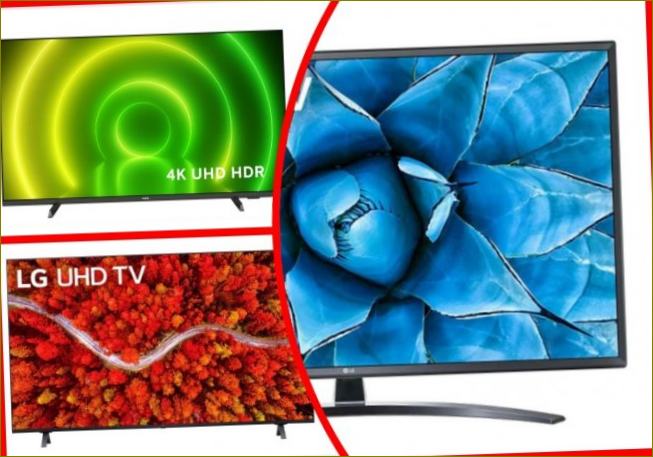 10 populiariausių 60-70 colių televizorių 2021 m