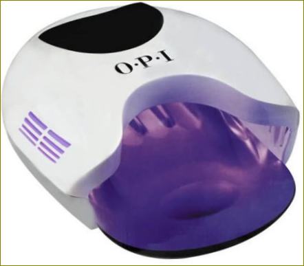 OPI Ice Lamp charakteristikos ir savybės