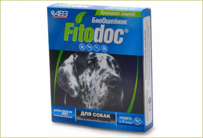 Fitodoc apykaklė nuo blusų šunims