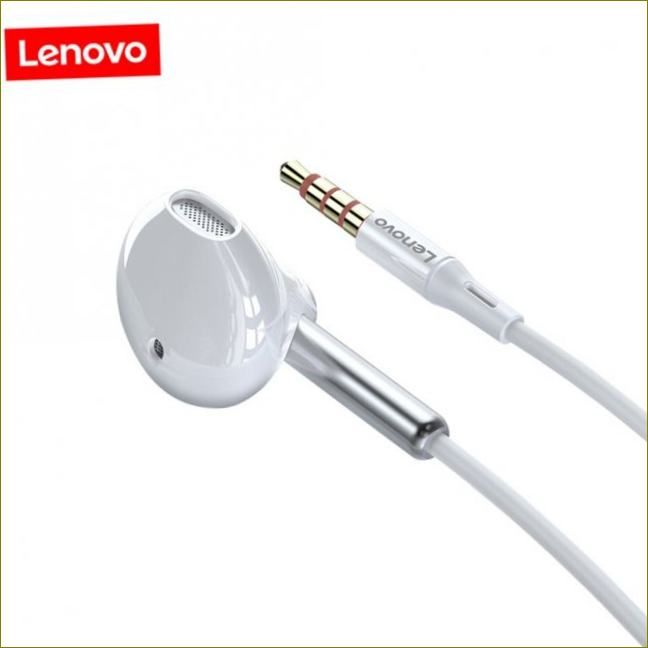 Lenovo XF06 3,5 mm laidinės ausinės, ausinės, stereo muzikos ausinės, ausinės išmaniesiems telefonams su linijiniu valdymu, ausinės su mikrofonu | Ausinės ir ausinės | Aliexpress