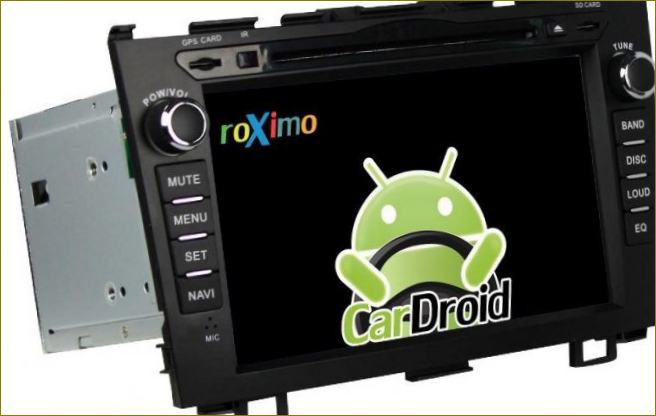 ROCIMO CarDroid RD-1002 2DIN nuotrauka