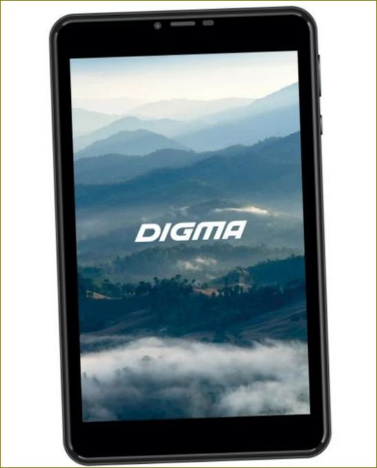 DIGMA Plane 8580 4G su SIM kortele