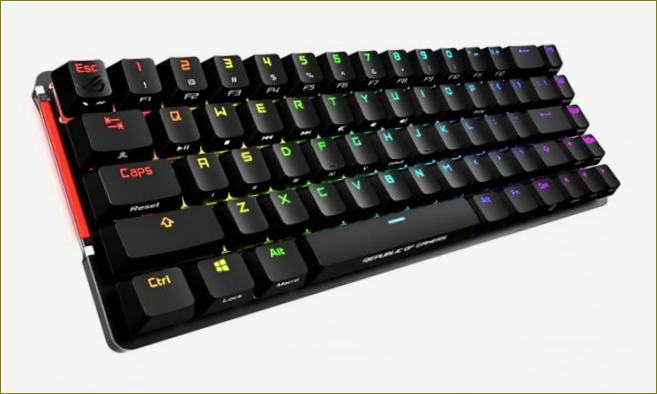 ASUS ROG Falchion Cherry MX RGB žaidimų klaviatūra