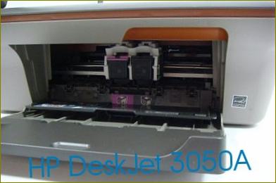 HP 3050A su atviru kasečių skyriumi