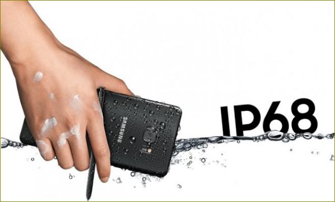 Telefonų atsparumo vandeniui įvertinimas IP68
