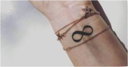 Tatuiruotė  Infinity  Riešo