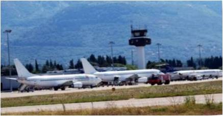Oro uostų sąrašas Juodkalnijoje