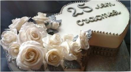 Kaip pasirinkti tortą ant sidabrinio vestuves?